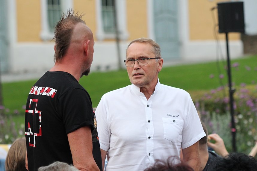 Vierter BaLaTon-Abend des Jahres vor dem Friederikenschl&ouml;sschen in Bad Langensalza