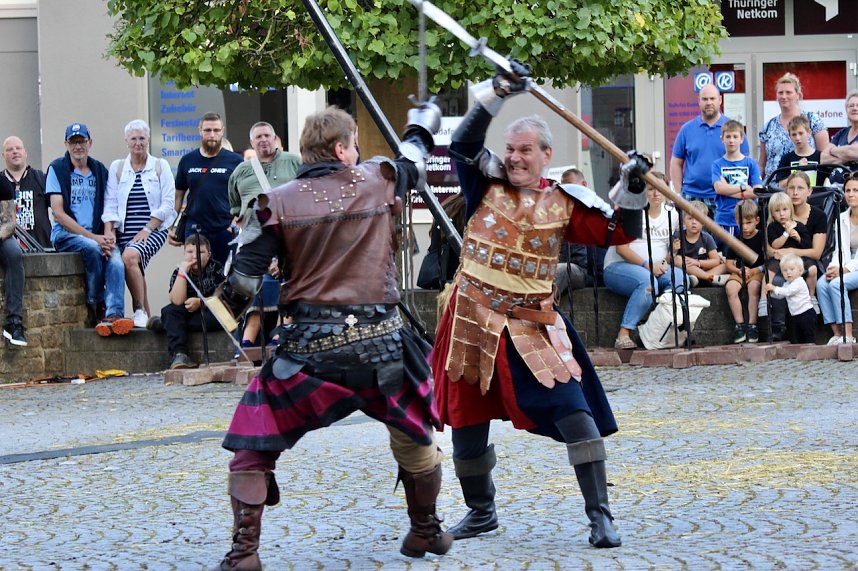 Rittergruppe HEROLD beim 31. Mittelalterstadtfest in Bad Langensalza
