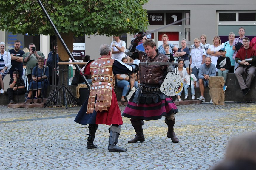 Rittergruppe HEROLD beim 31. Mittelalterstadtfest in Bad Langensalza