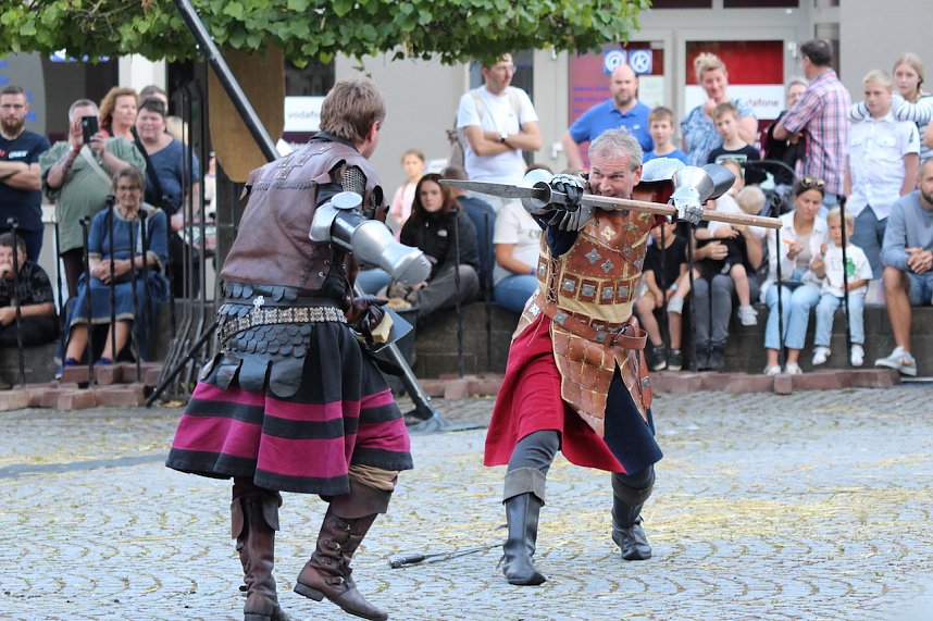 Rittergruppe HEROLD beim 31. Mittelalterstadtfest in Bad Langensalza
