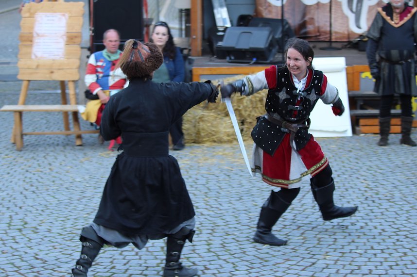 Rittergruppe HEROLD beim 31. Mittelalterstadtfest in Bad Langensalza