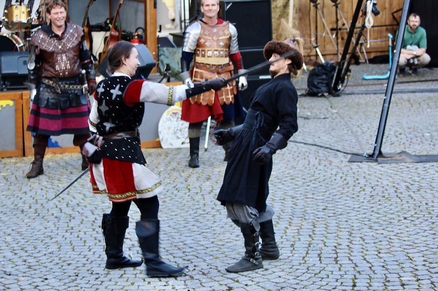 Rittergruppe HEROLD beim 31. Mittelalterstadtfest in Bad Langensalza