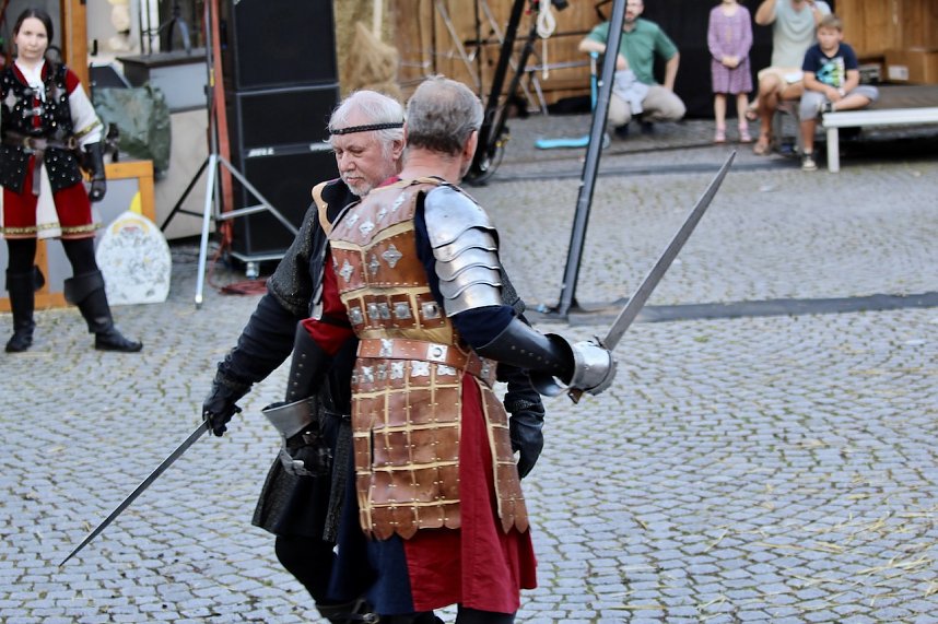 Rittergruppe HEROLD beim 31. Mittelalterstadtfest in Bad Langensalza