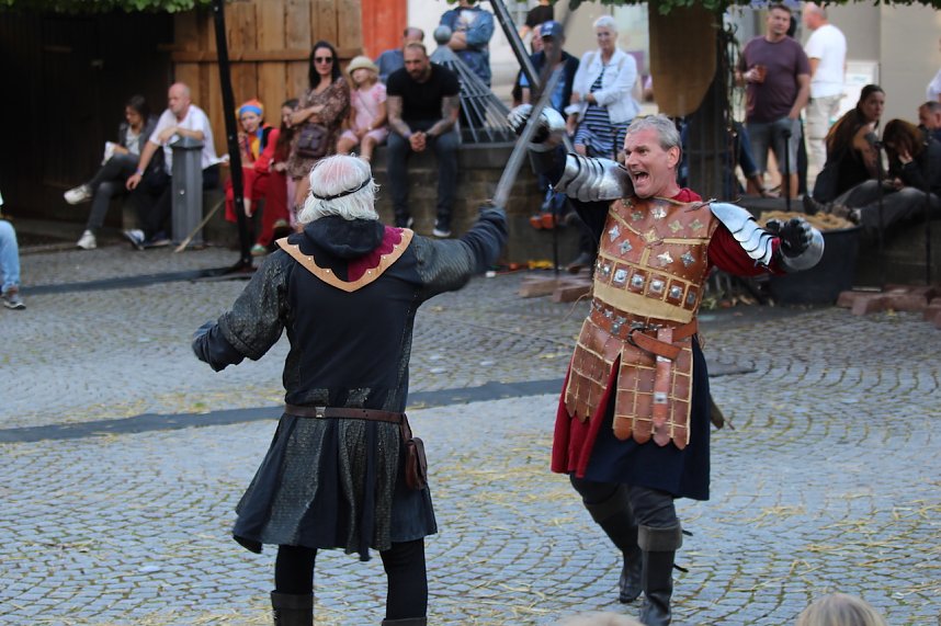 Rittergruppe HEROLD beim 31. Mittelalterstadtfest in Bad Langensalza