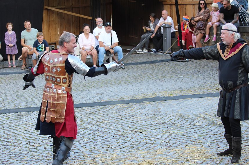 Rittergruppe HEROLD beim 31. Mittelalterstadtfest in Bad Langensalza