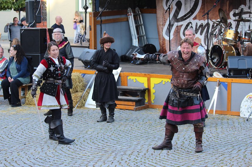 Rittergruppe HEROLD beim 31. Mittelalterstadtfest in Bad Langensalza