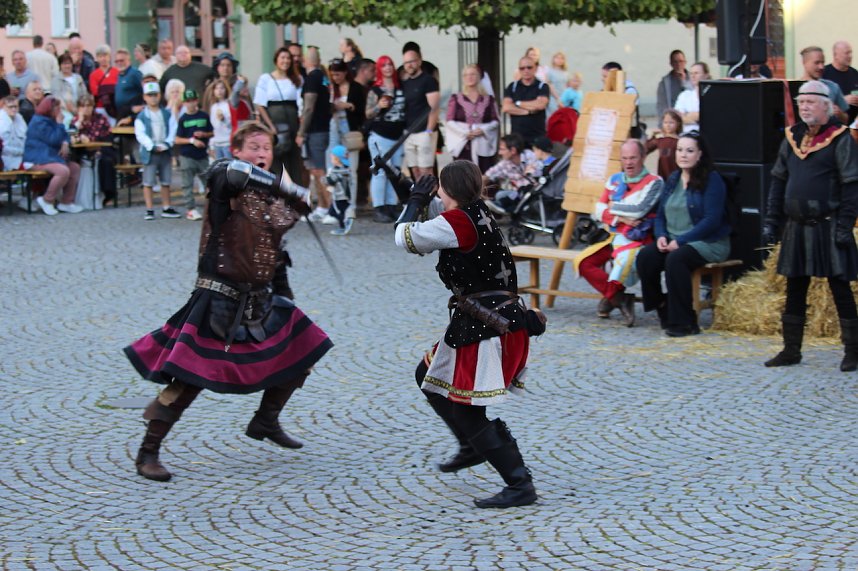 Rittergruppe HEROLD beim 31. Mittelalterstadtfest in Bad Langensalza