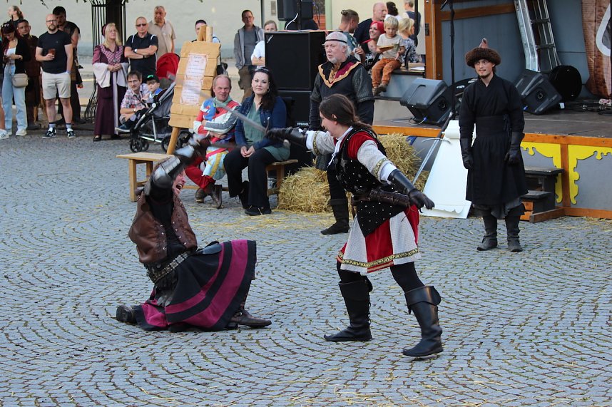 Rittergruppe HEROLD beim 31. Mittelalterstadtfest in Bad Langensalza