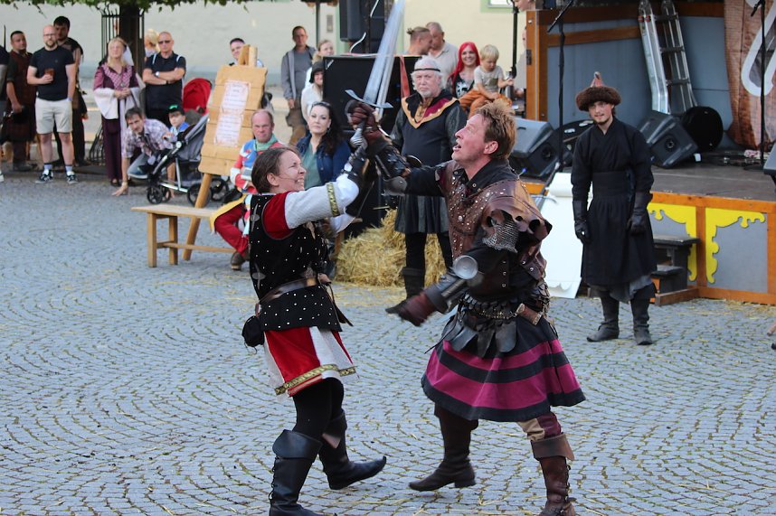 Rittergruppe HEROLD beim 31. Mittelalterstadtfest in Bad Langensalza