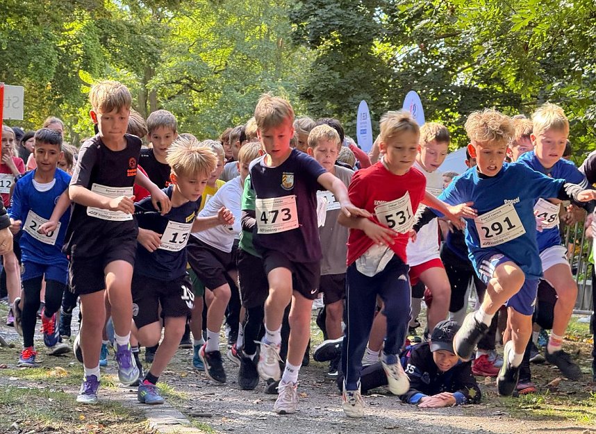 Kreis-Crosslauf auf dem J&uuml;denh&uuml;gel