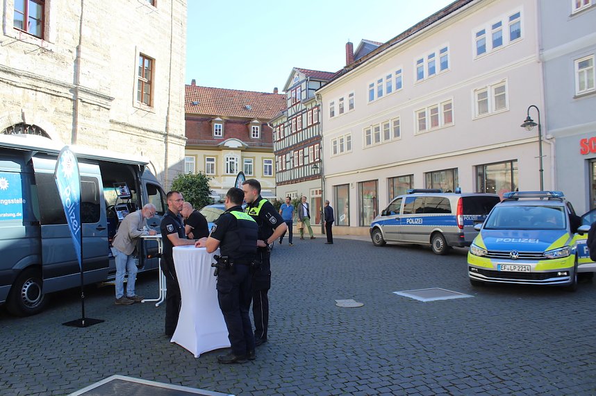 "Coffee with a cop" in Bad Langensalza