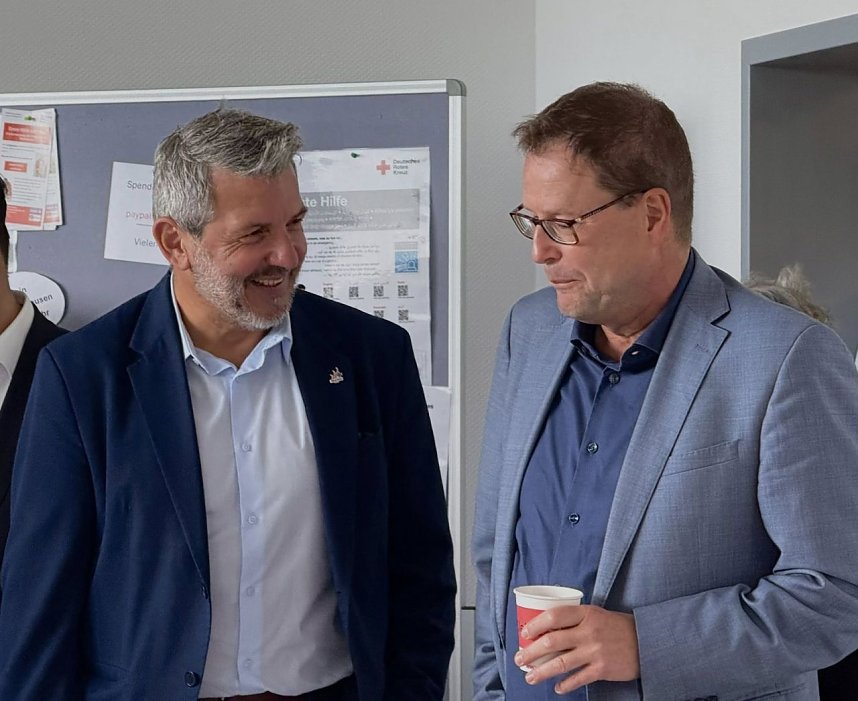 Einweihung des Katastrophenschutzzentrums in M&uuml;hlhausen