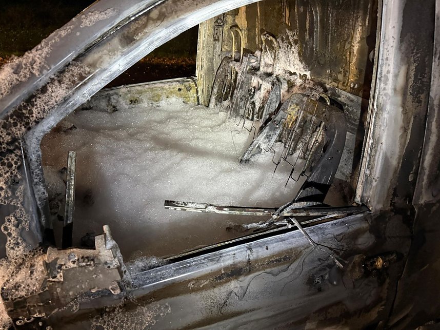 Fahrzeugbrand in der vergangenen Nacht