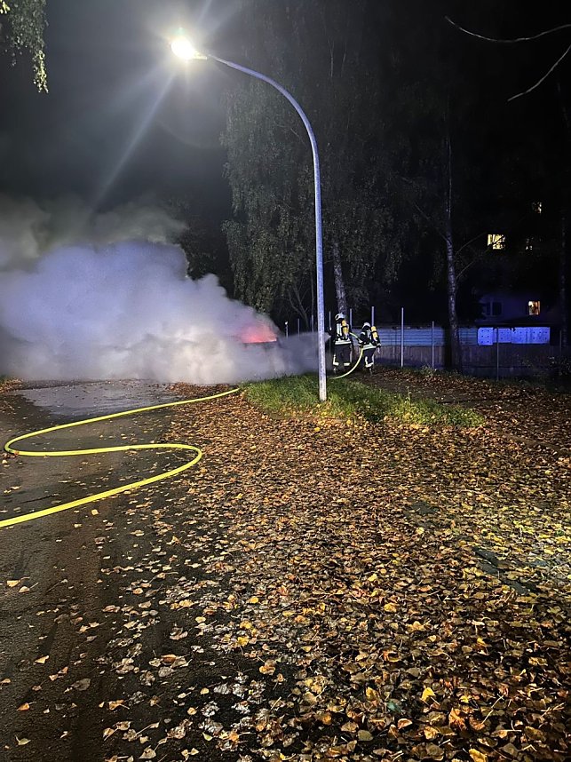 Fahrzeugbrand in der vergangenen Nacht