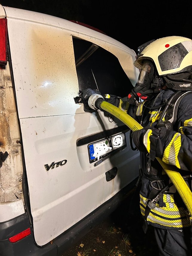 Fahrzeugbrand in der vergangenen Nacht