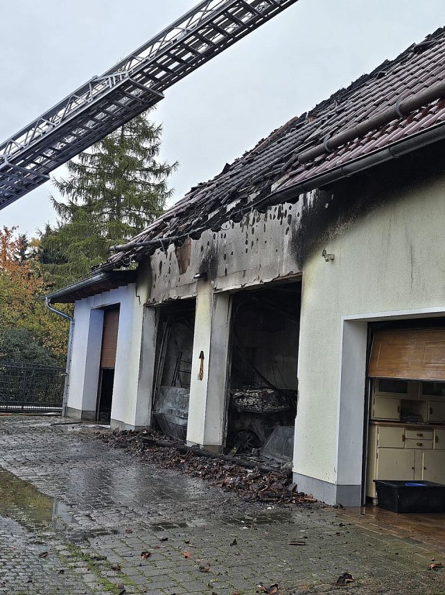 Geb&auml;udebrand in Obermehler
