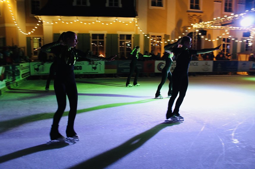 Eisbahn mit super Party in Bad Langensalza er&ouml;ffnet