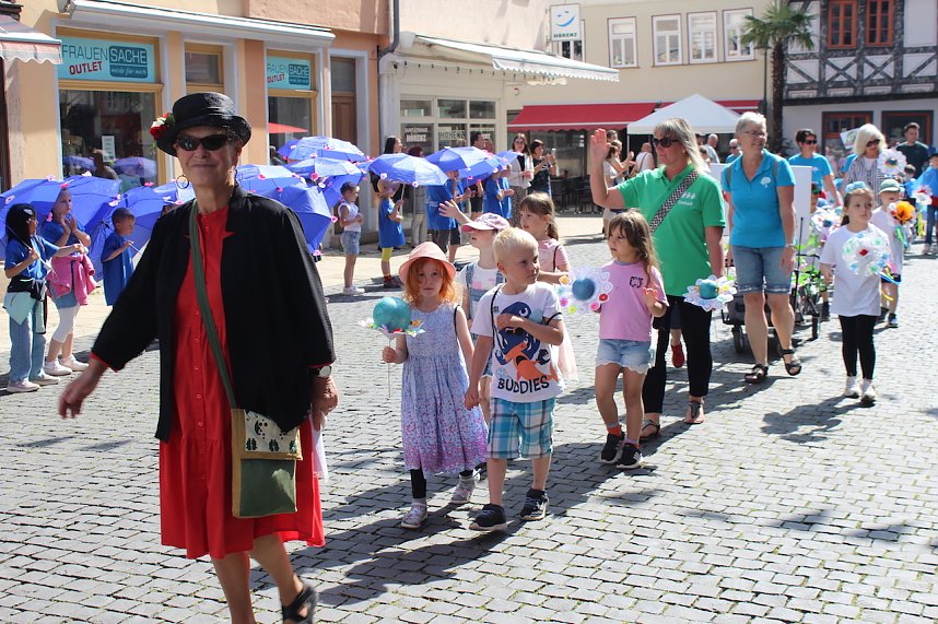 Festumzug in der Marktstrasse
