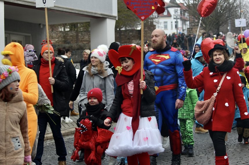 Karnevalsumzug in Bad Langensalza