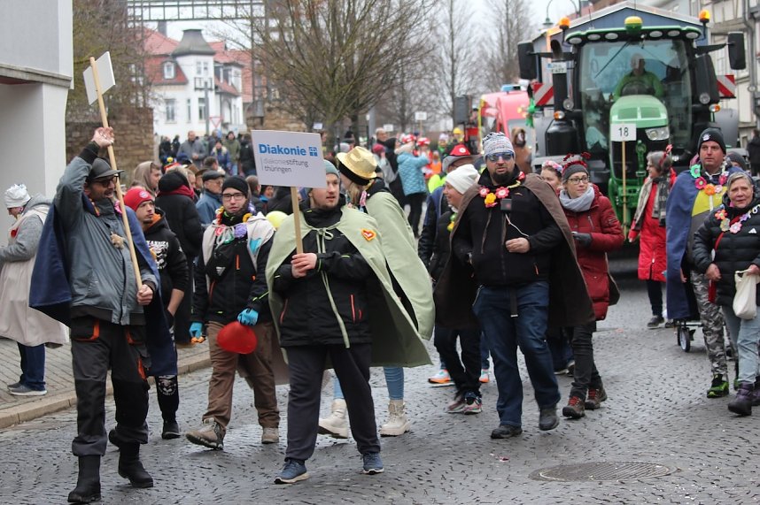 Karnevalsumzug in Bad Langensalza