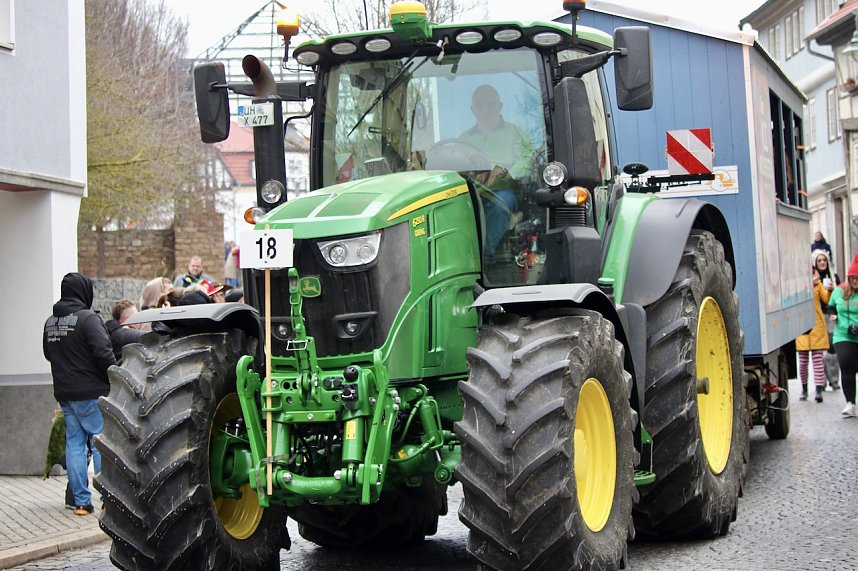 Impressionen vom Faschingsumzug in Bad Langensalza