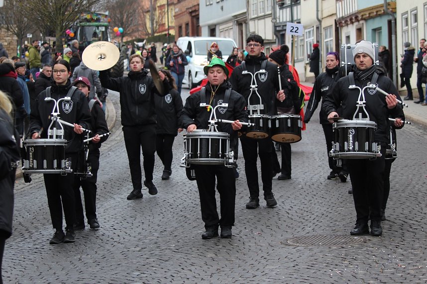Impressionen vom Faschingsumzug in Bad Langensalza
