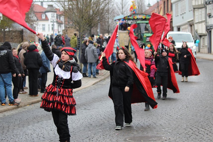Impressionen vom Faschingsumzug in Bad Langensalza