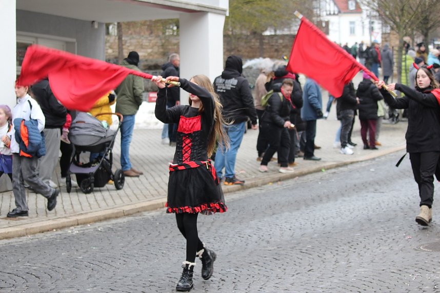 Impressionen vom Faschingsumzug in Bad Langensalza