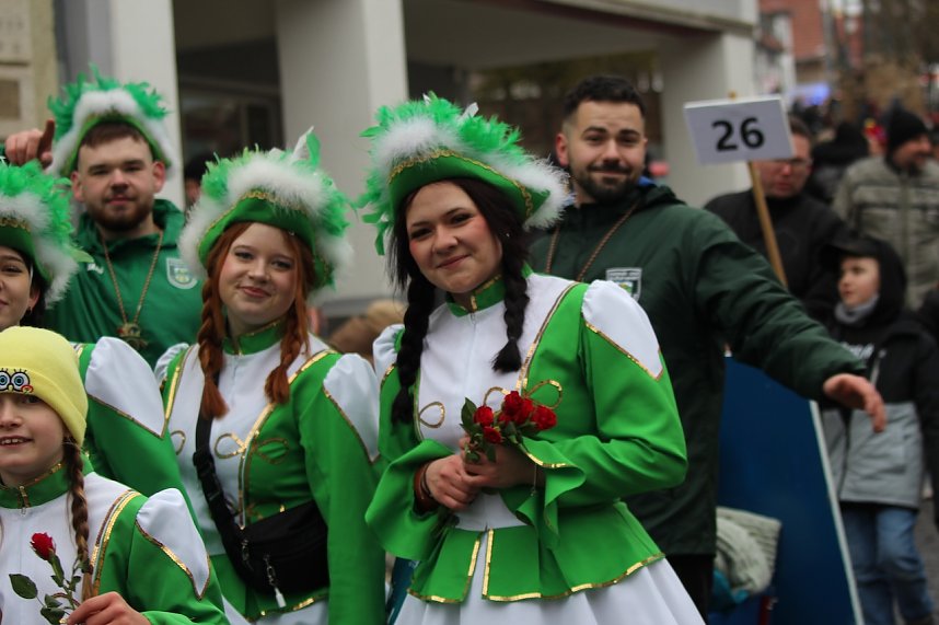 Impressionen vom Faschingsumzug in Bad Langensalza