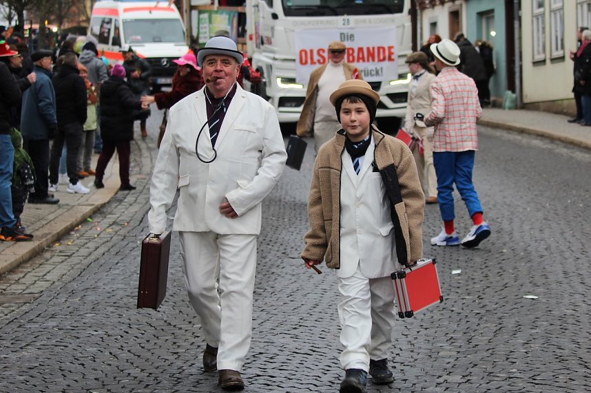 Impressionen vom Faschingsumzug in Bad Langensalza