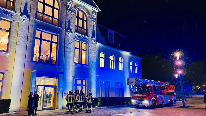 Feueralarm von der Karnevalssitzung im KKZ in Bad Langensalza