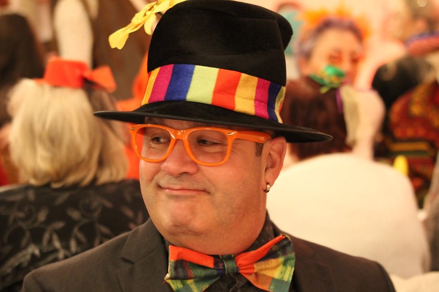 Ausgelassenes Treiben im Kultur-und Kongresszentrum in Bad Langensalza bei der Karnevalssitzung