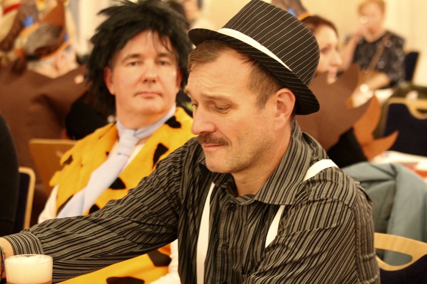 Ausgelassenes Treiben im Kultur-und Kongresszentrum in Bad Langensalza bei der Karnevalssitzung