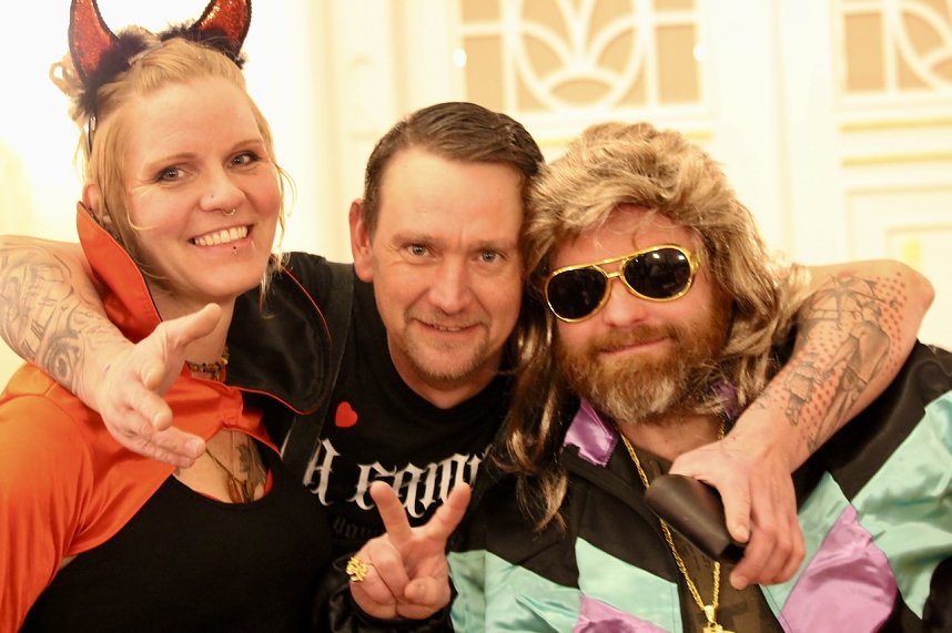 Ausgelassenes Treiben im Kultur-und Kongresszentrum in Bad Langensalza bei der Karnevalssitzung