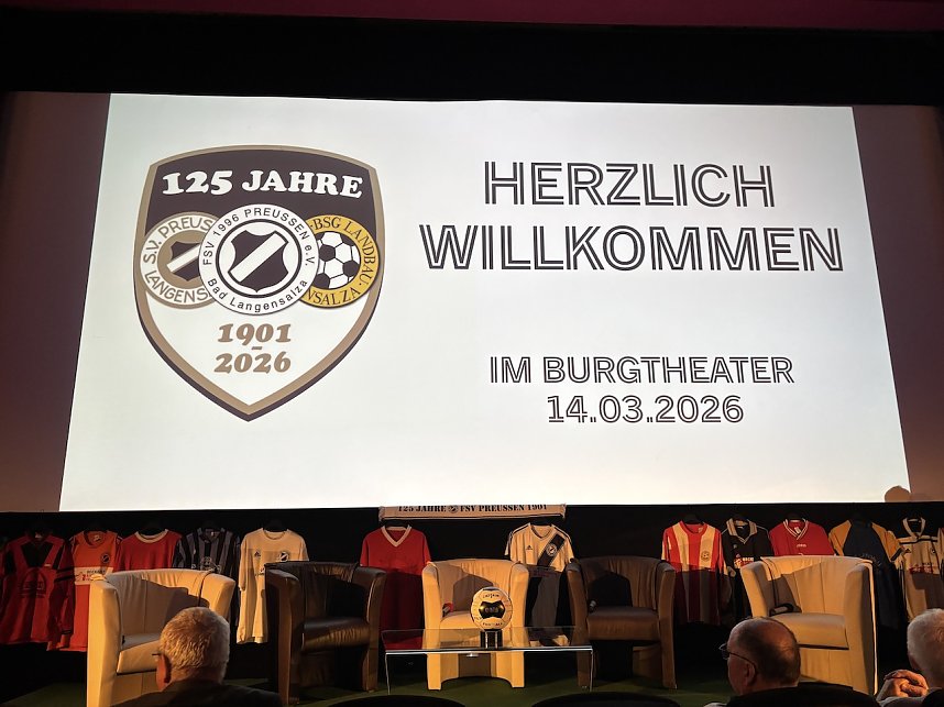 Fu&szlig;baller des FSV Preu&szlig;en feiern ihr Jubil&auml;um