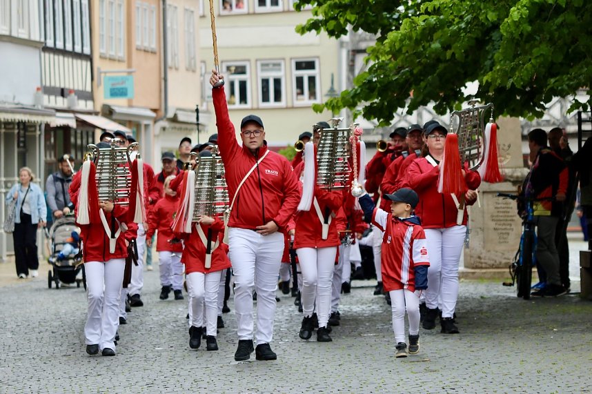 Er&ouml;ffnungsfeier f&uuml;r das 214. Brunnenfest in Bad Langensalza