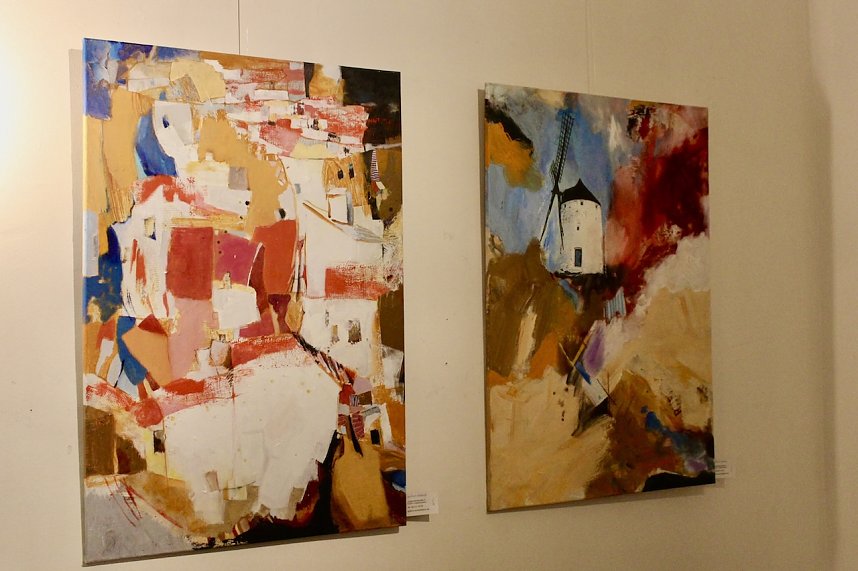 Vernissage der K&uuml;nstlerin in Rathaus Bad Langensalza