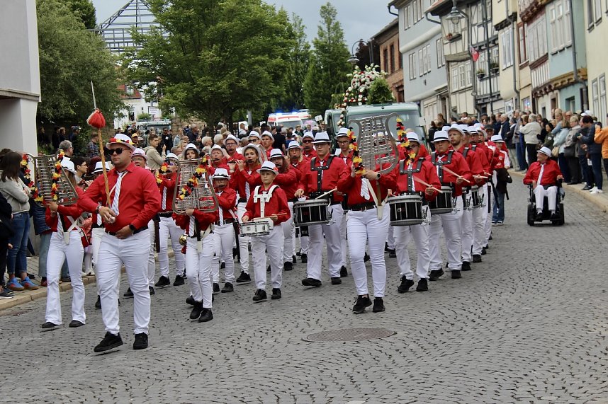 Festumzug zum 214. Brunnenfest in Bad Langensalza