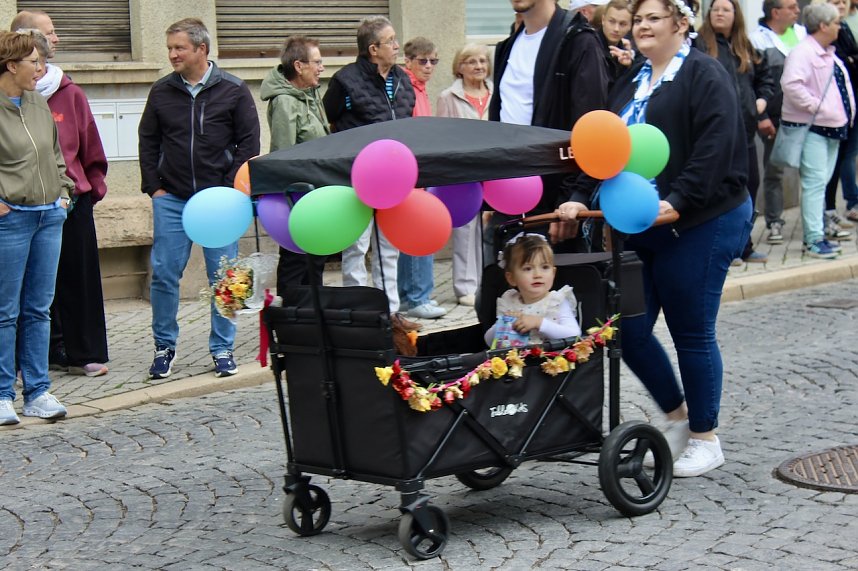 Festumzug zum 214. Brunnenfest in Bad Langensalza