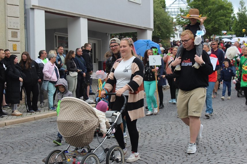 Festumzug zum 214. Brunnenfest in Bad Langensalza
