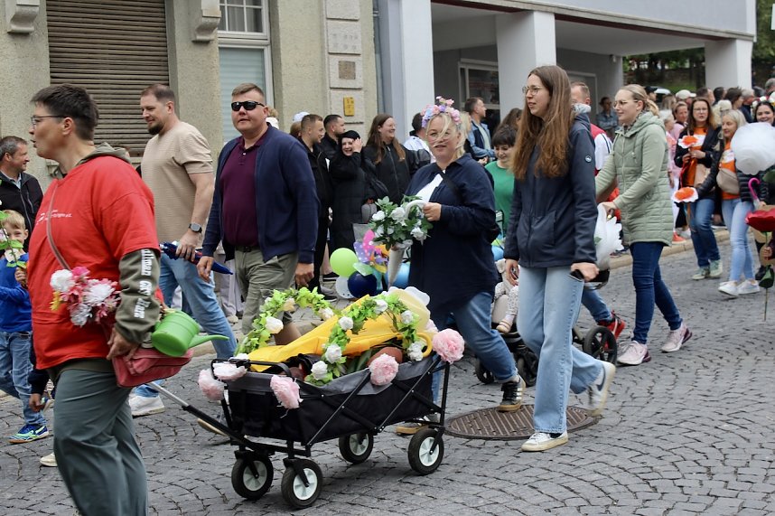 Festumzug zum 214. Brunnenfest in Bad Langensalza