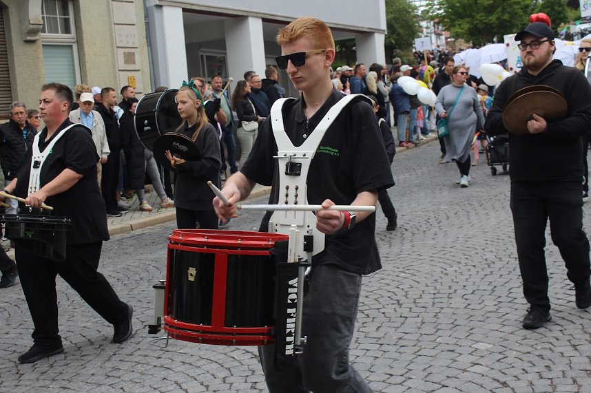 Festumzug zum 214. Brunnenfest in Bad Langensalza
