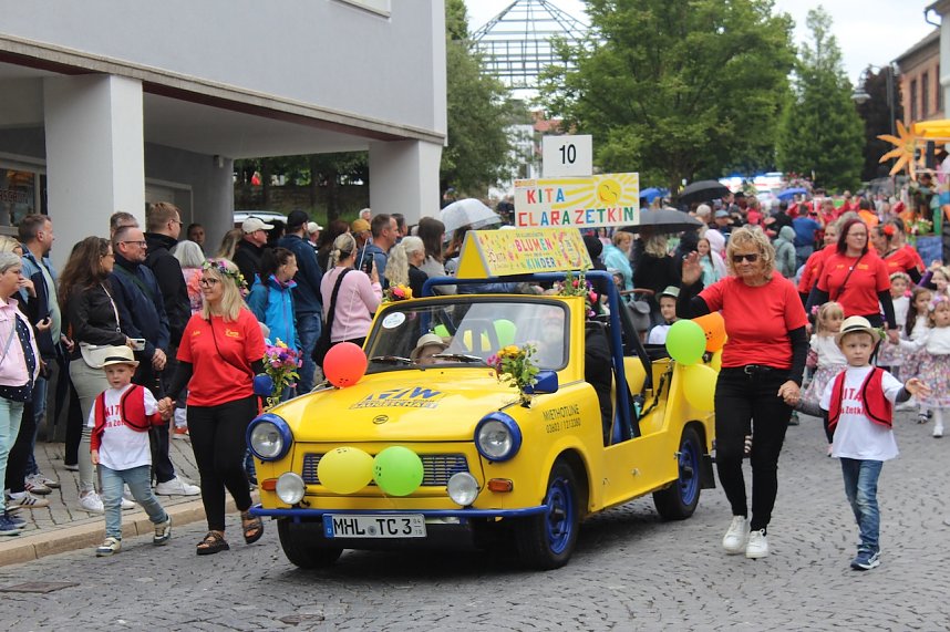 Festumzug zum 214. Brunnenfest in Bad Langensalza