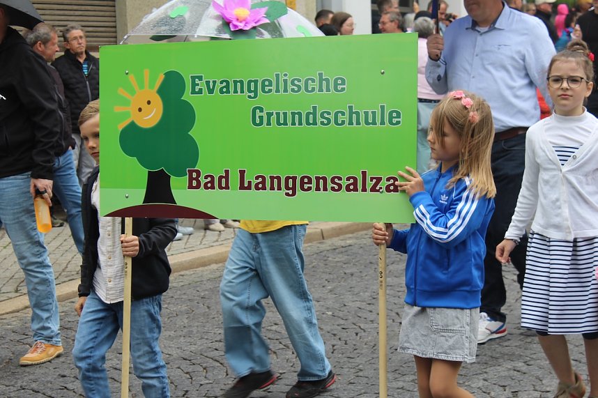 Festumzug zum 214. Brunnenfest in Bad Langensalza