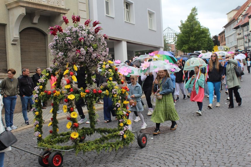 Festumzug zum 214. Brunnenfest in Bad Langensalza