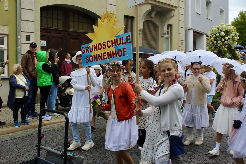 Festumzug zum 214. Brunnenfest in Bad Langensalza
