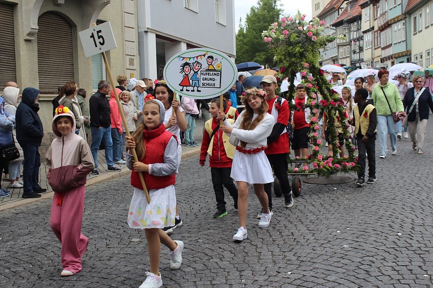 Festumzug zum 214. Brunnenfest in Bad Langensalza