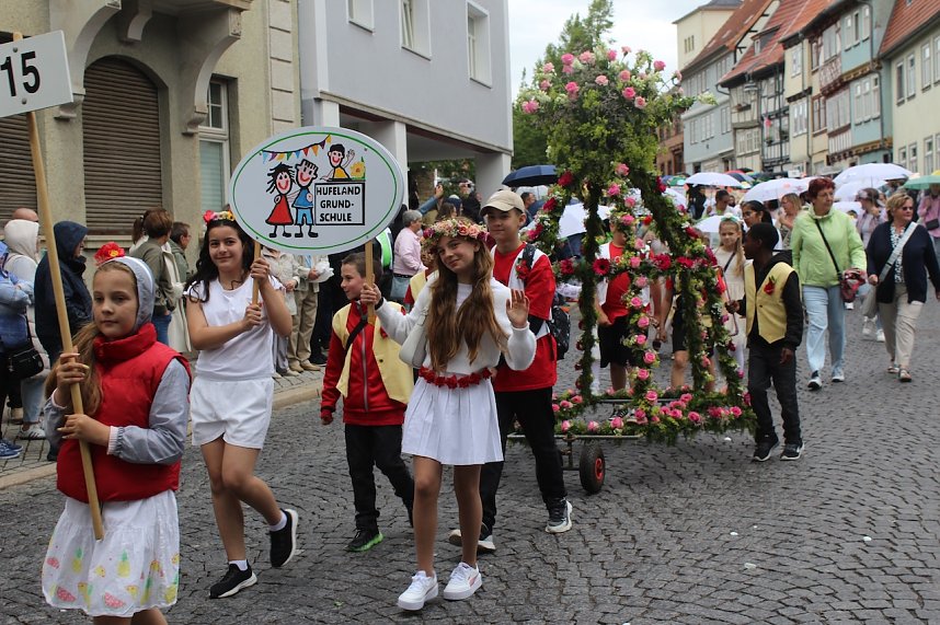 Festumzug zum 214. Brunnenfest in Bad Langensalza