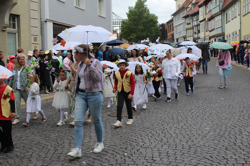 Festumzug zum 214. Brunnenfest in Bad Langensalza