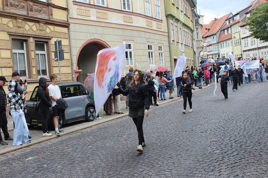 Festumzug zum 214. Brunnenfest in Bad Langensalza
